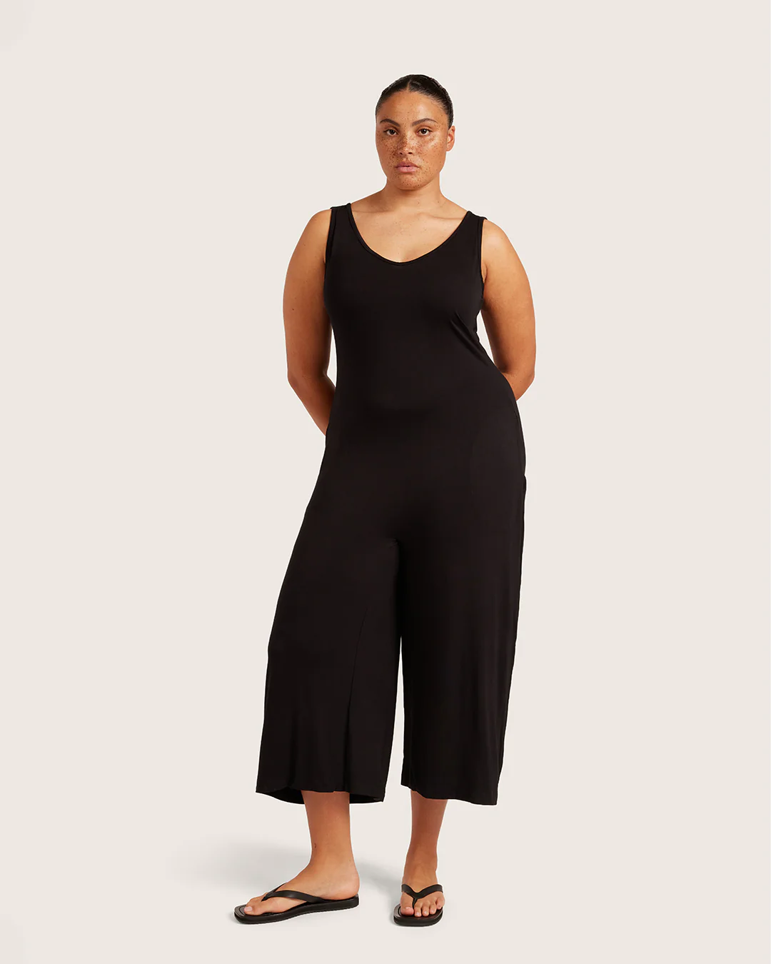 Long Jumpsuit - Black - Image 11