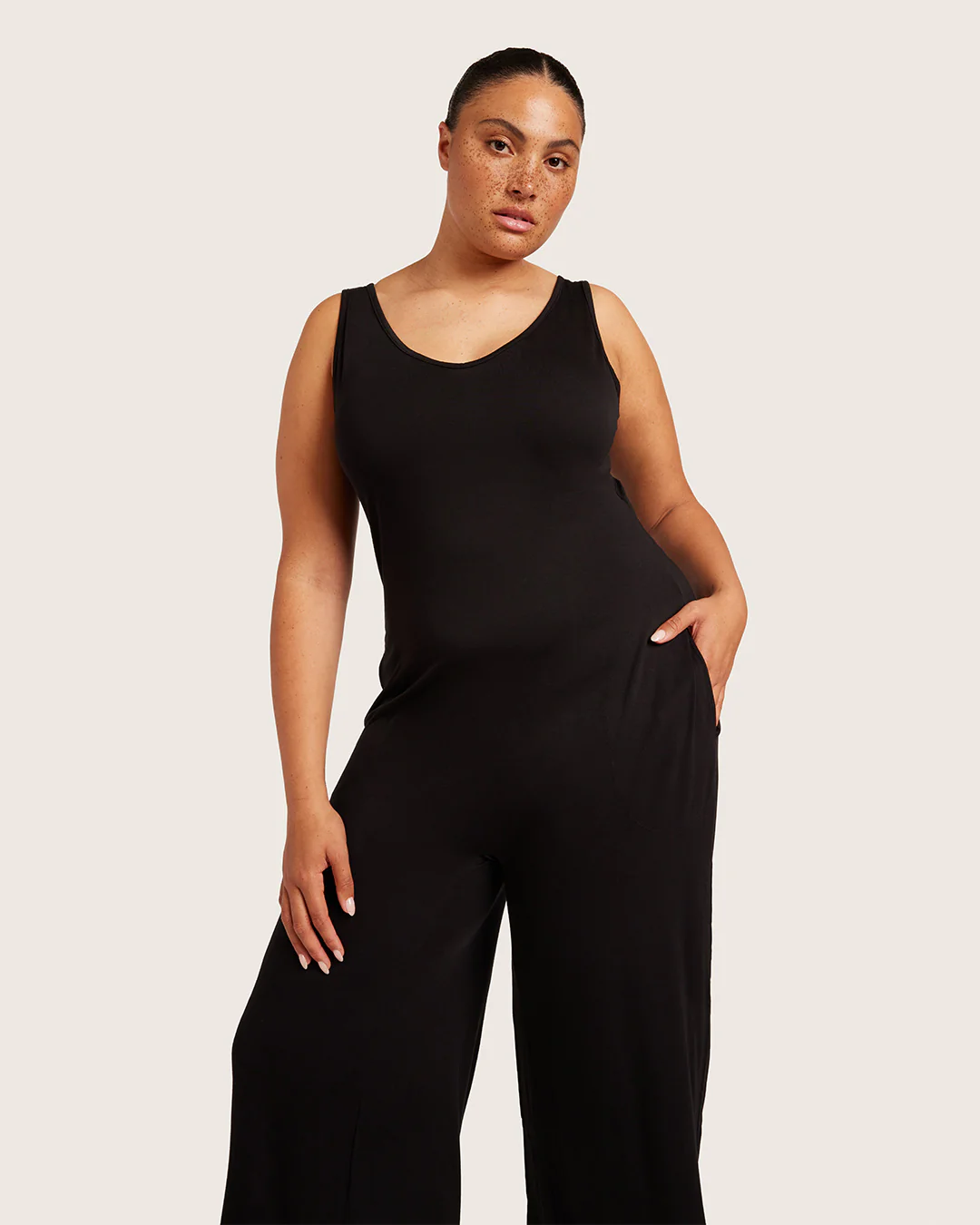 Long Jumpsuit - Black - Image 12