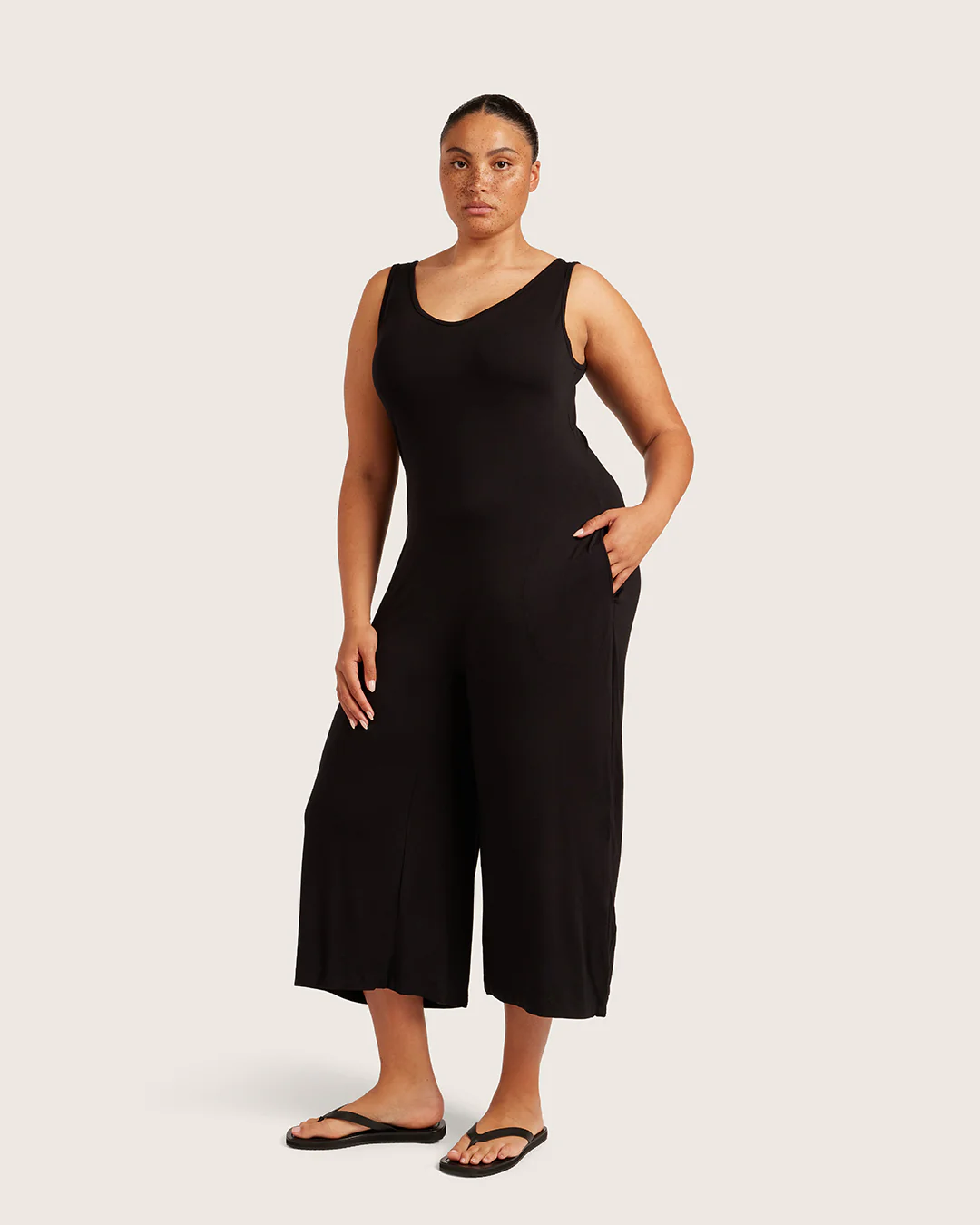 Long Jumpsuit - Black - Image 13