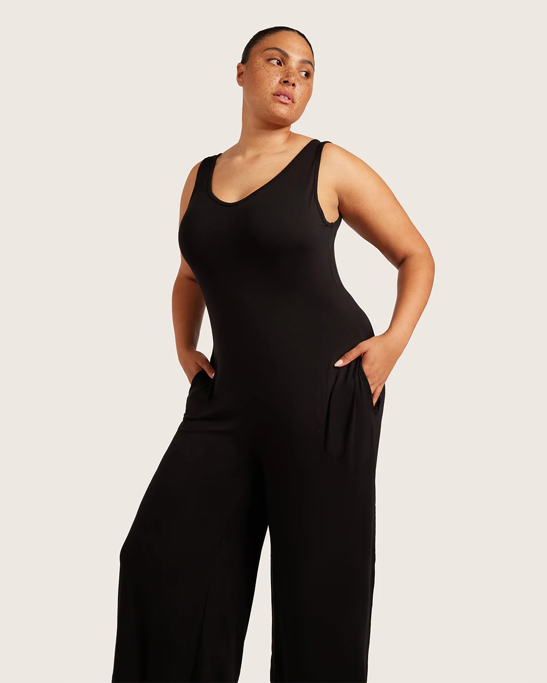 Long Jumpsuit - Black - Image 22