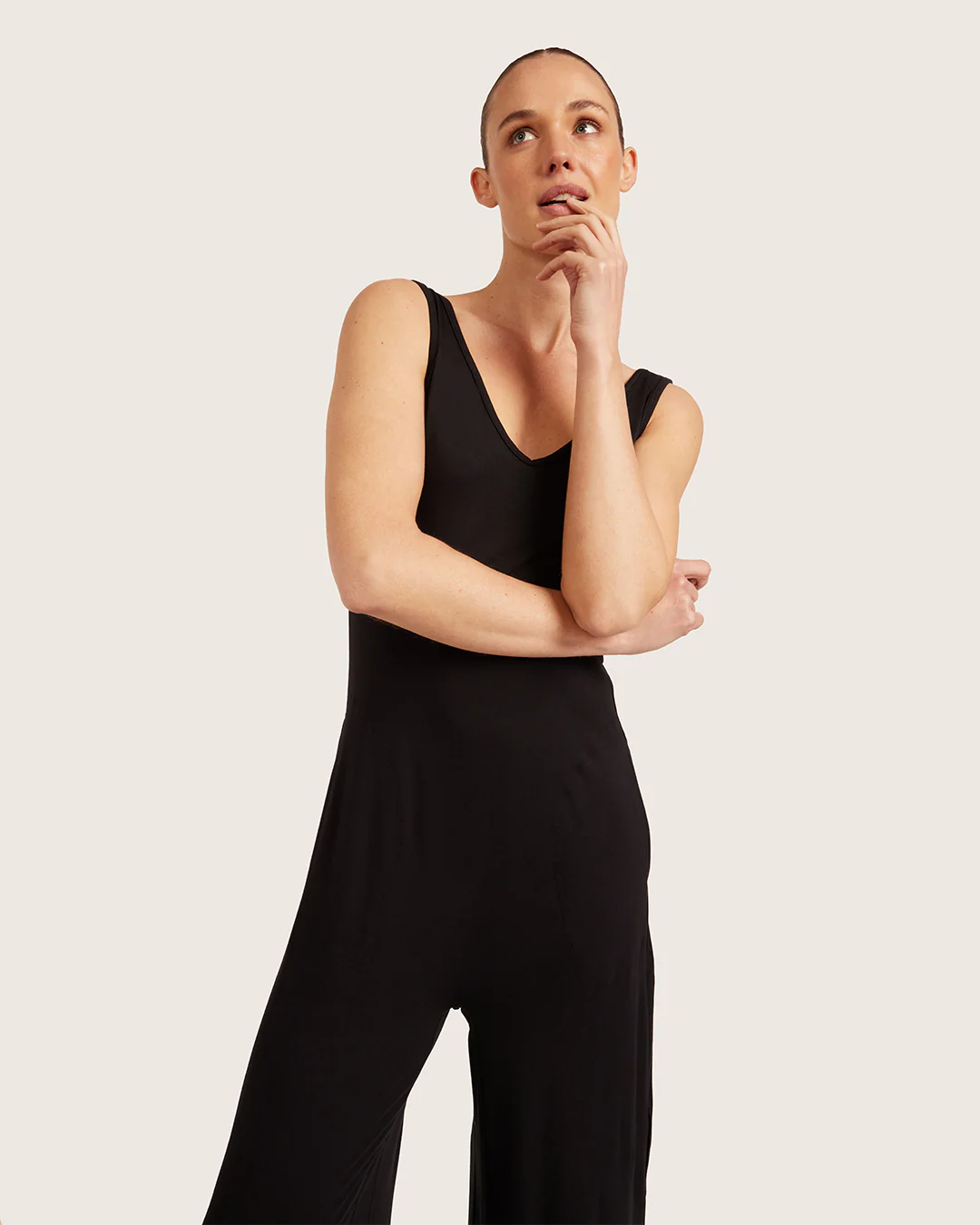 Long Jumpsuit - Black - Image 23