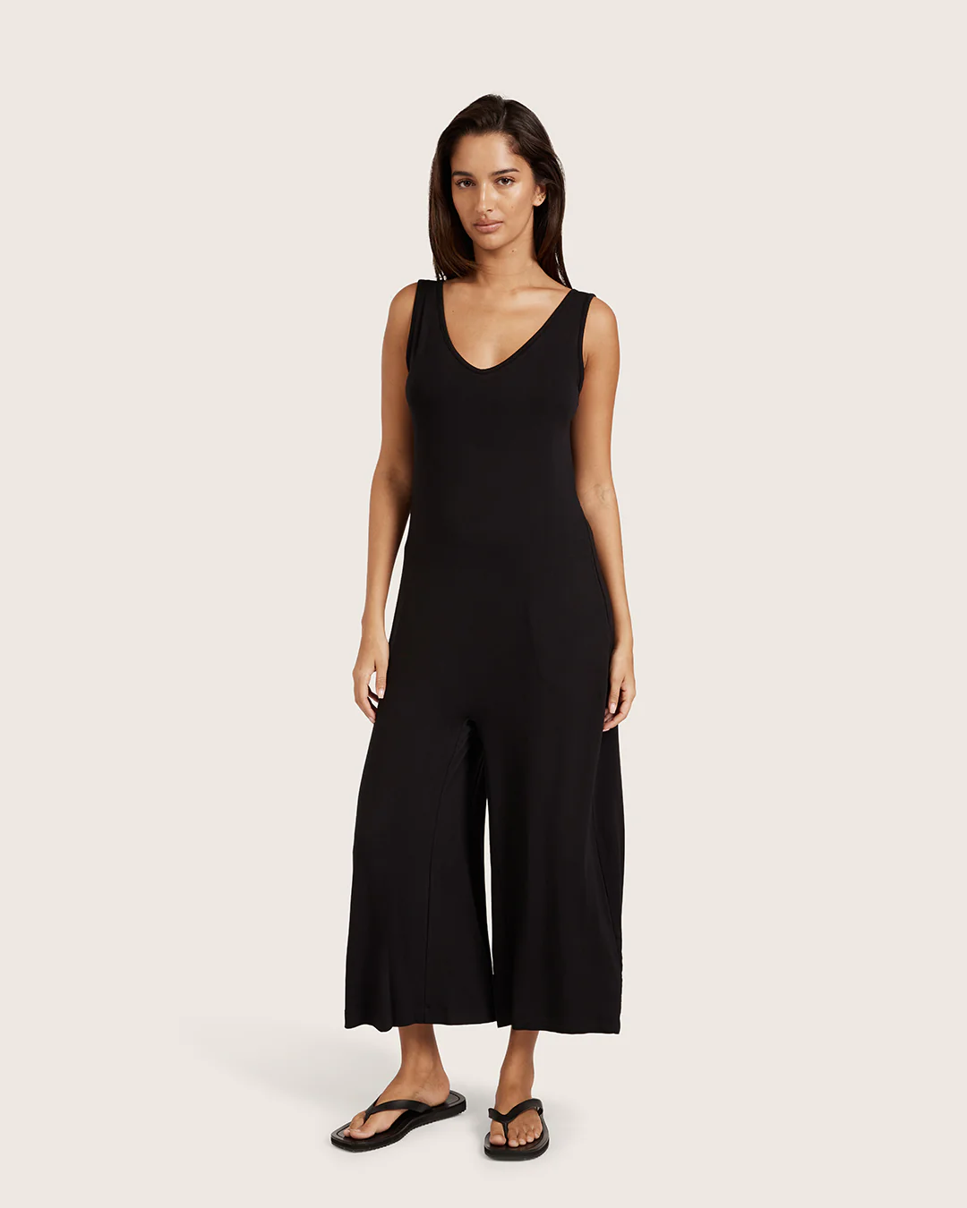 Long Jumpsuit - Black - Image 8
