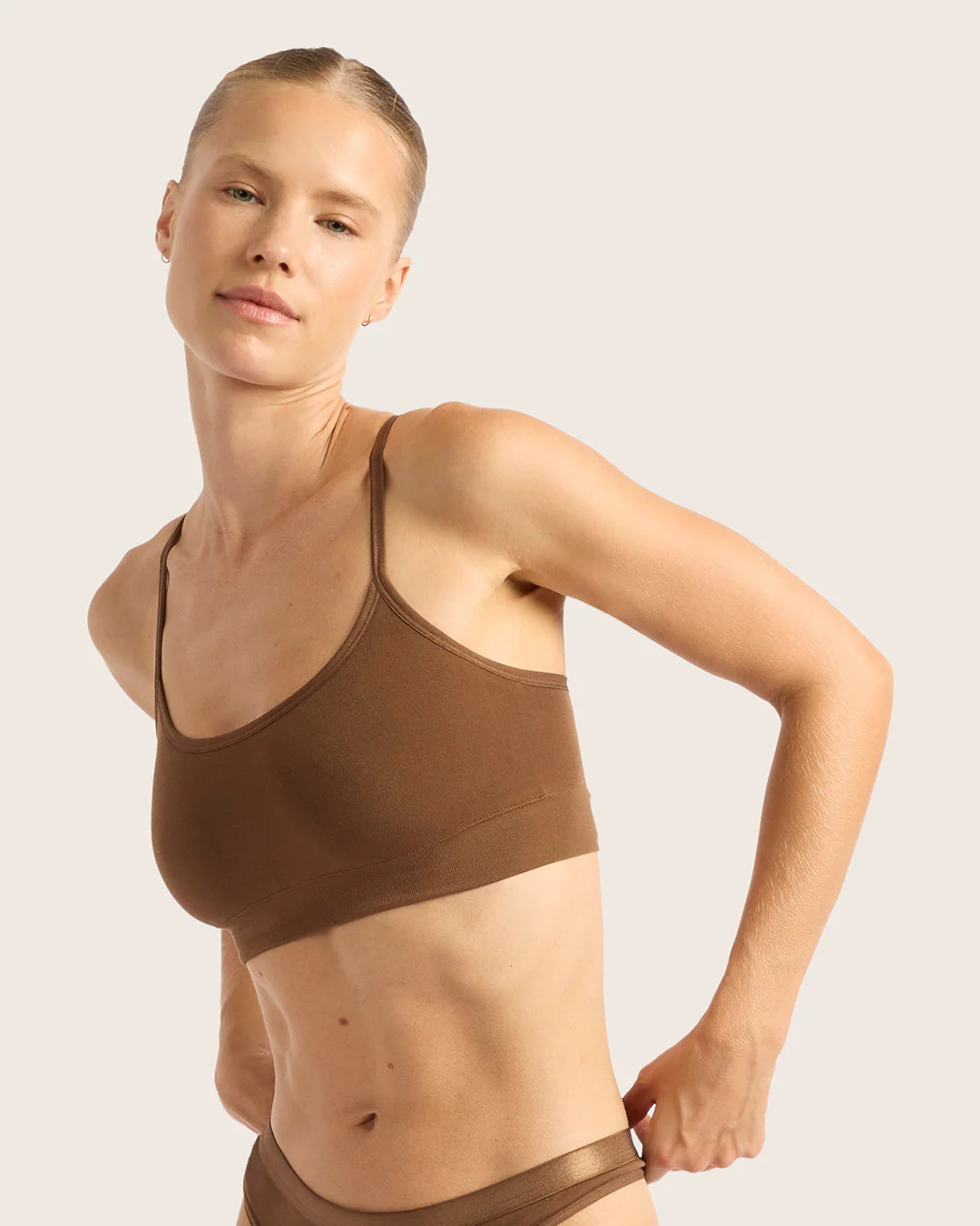 LYOLYTE Racerback Bralette - Clove - Image 3