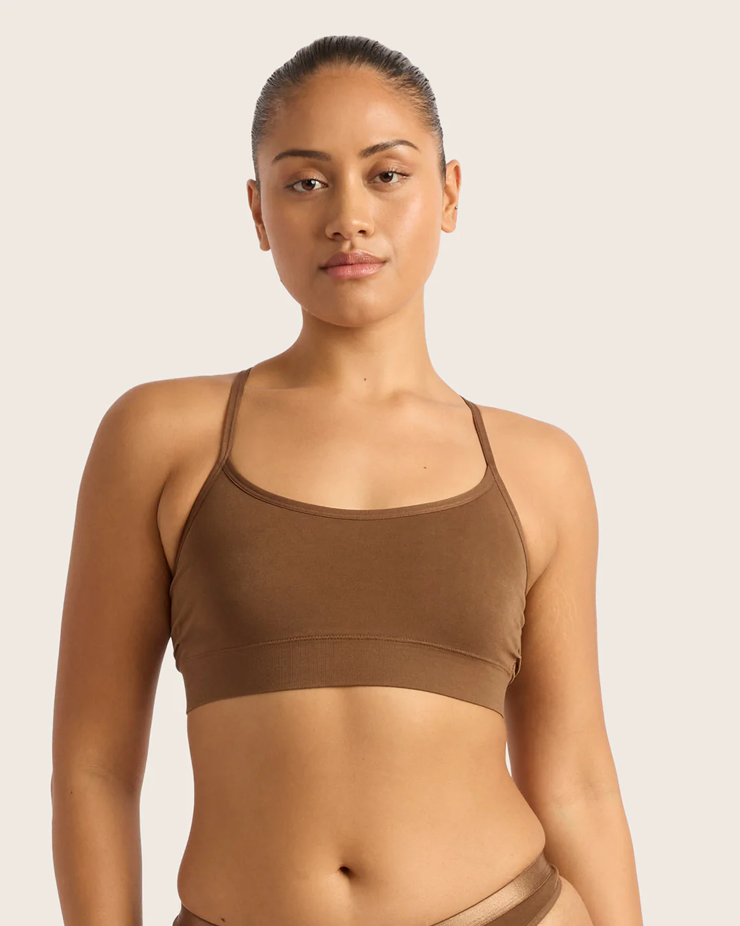 LYOLYTE Racerback Bralette - Clove - Image 6