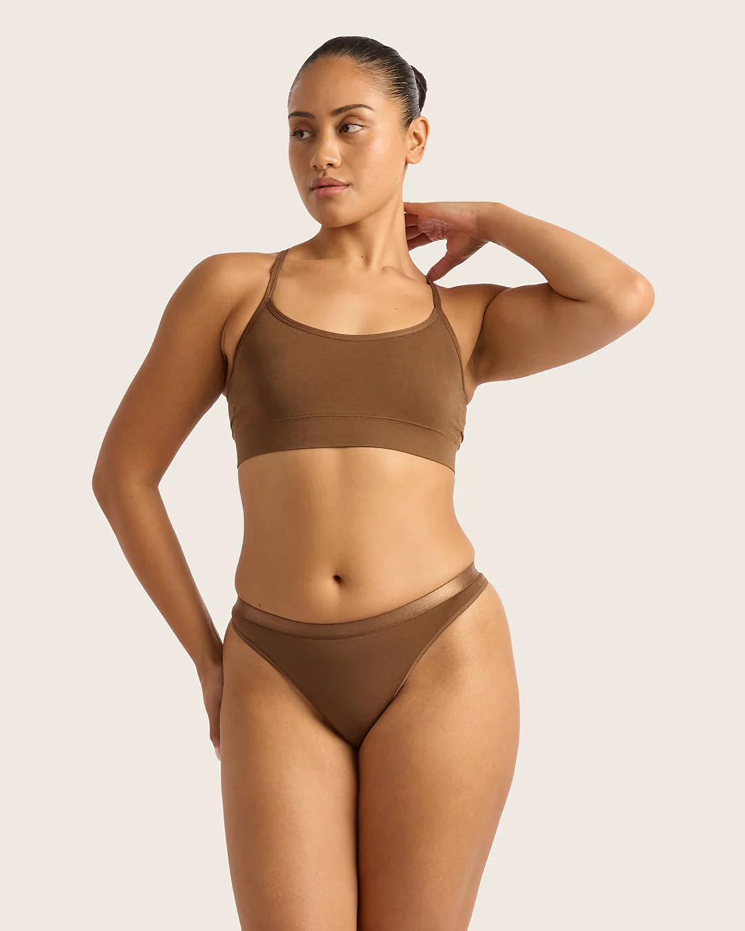 LYOLYTE Racerback Bralette - Clove - Image 9
