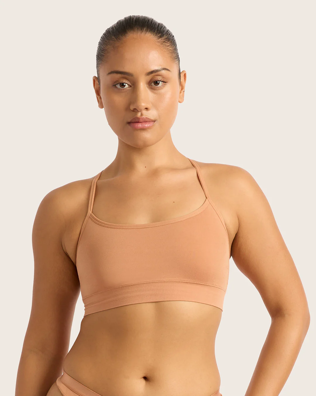 LYOLYTE Racerback Bralette - Dune - Image 6