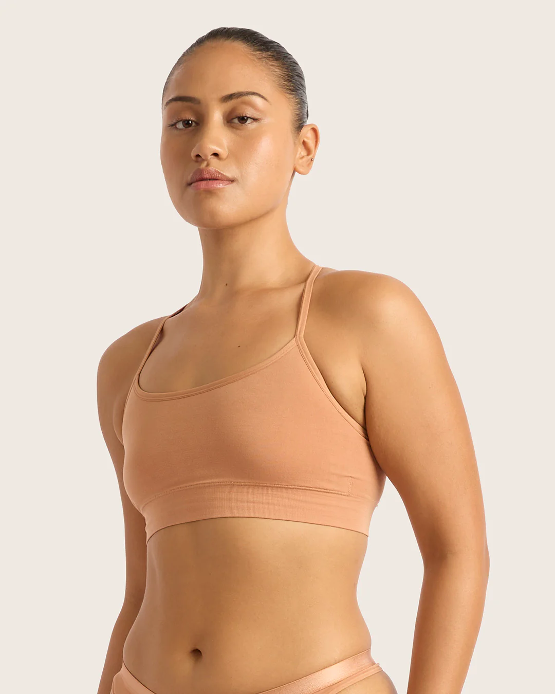 LYOLYTE Racerback Bralette - Dune - Image 8