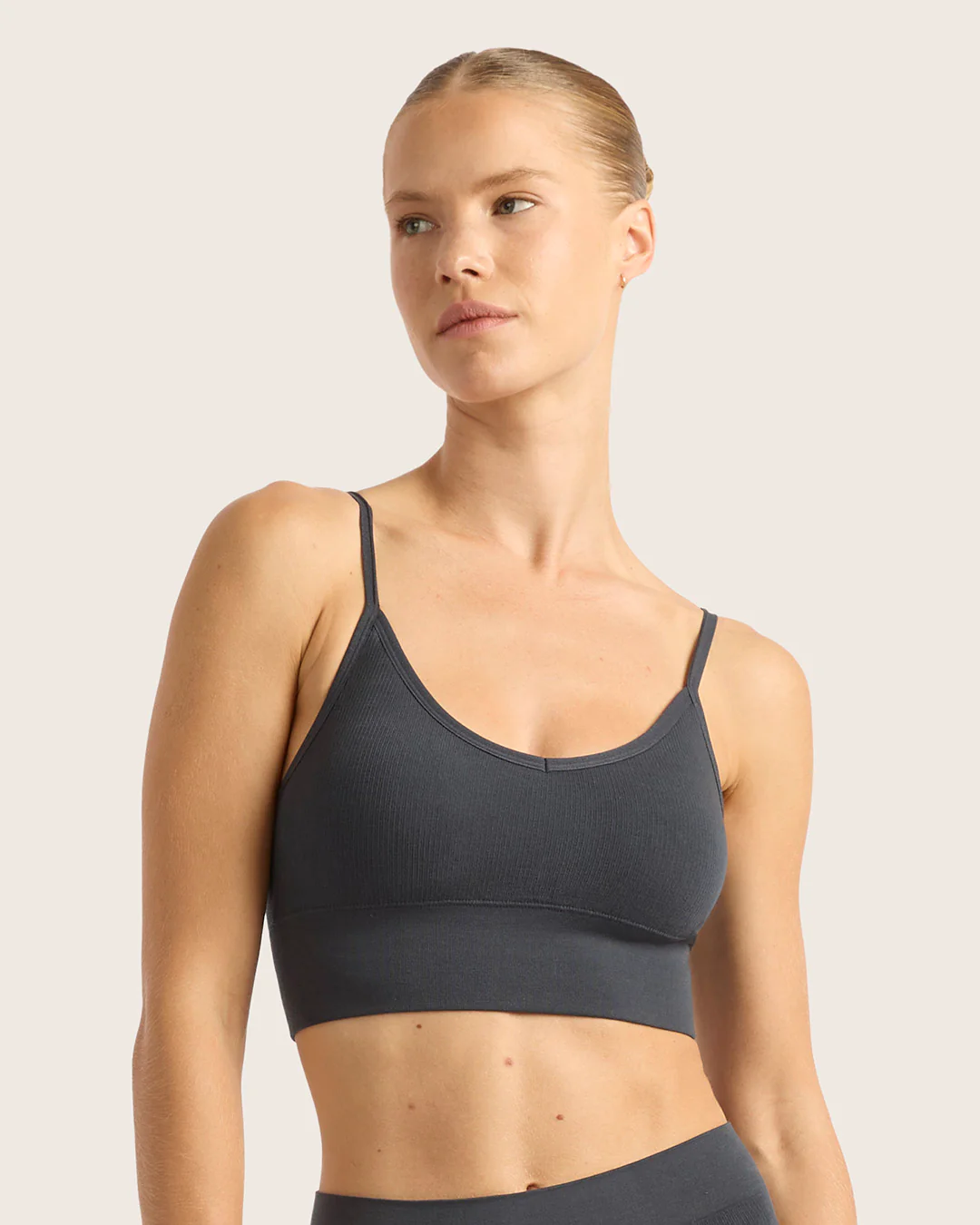 LYOLYTE Ribbed Low Back Bralette - Storm - Image 5