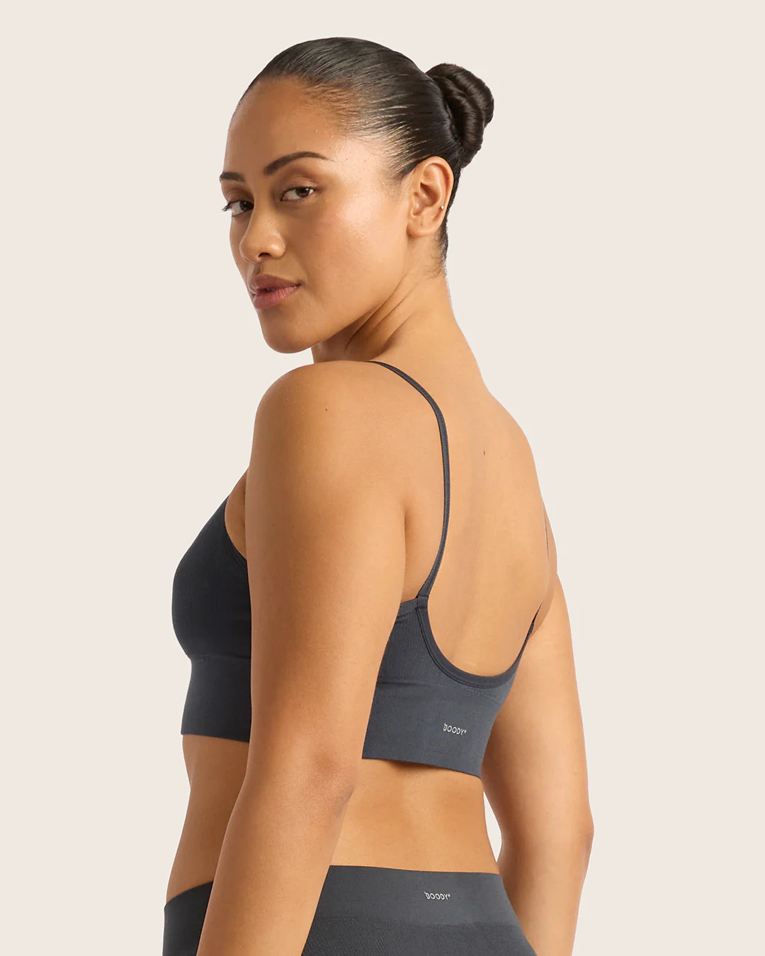 LYOLYTE Ribbed Low Back Bralette - Storm - Image 7