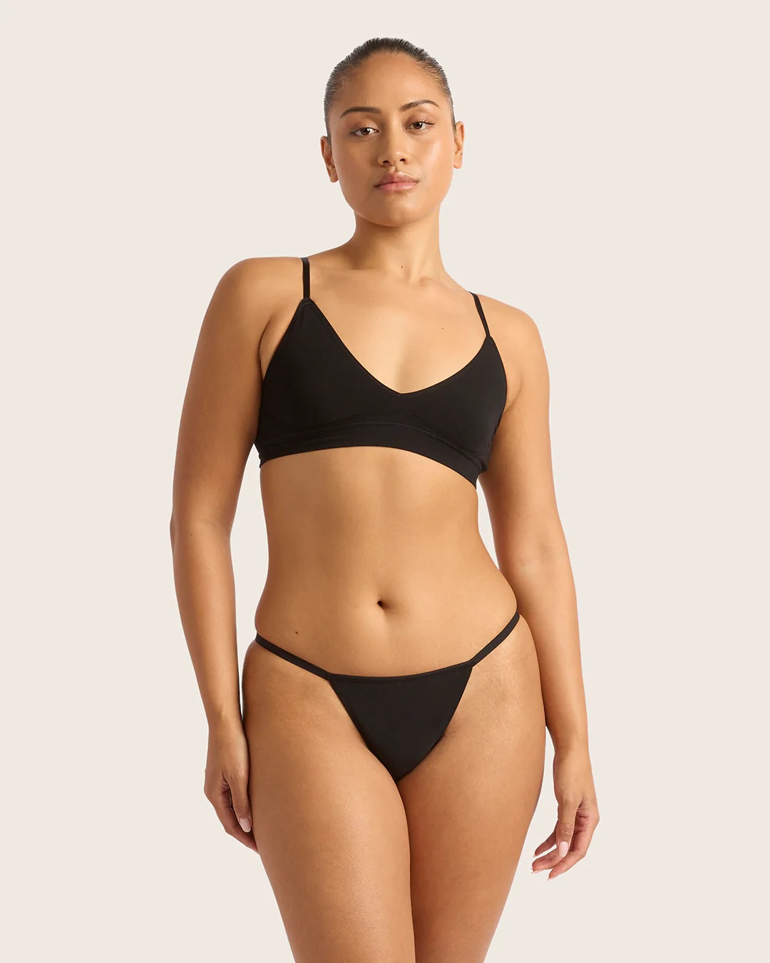 LYOLYTE Thin G-String - Black - Image 6