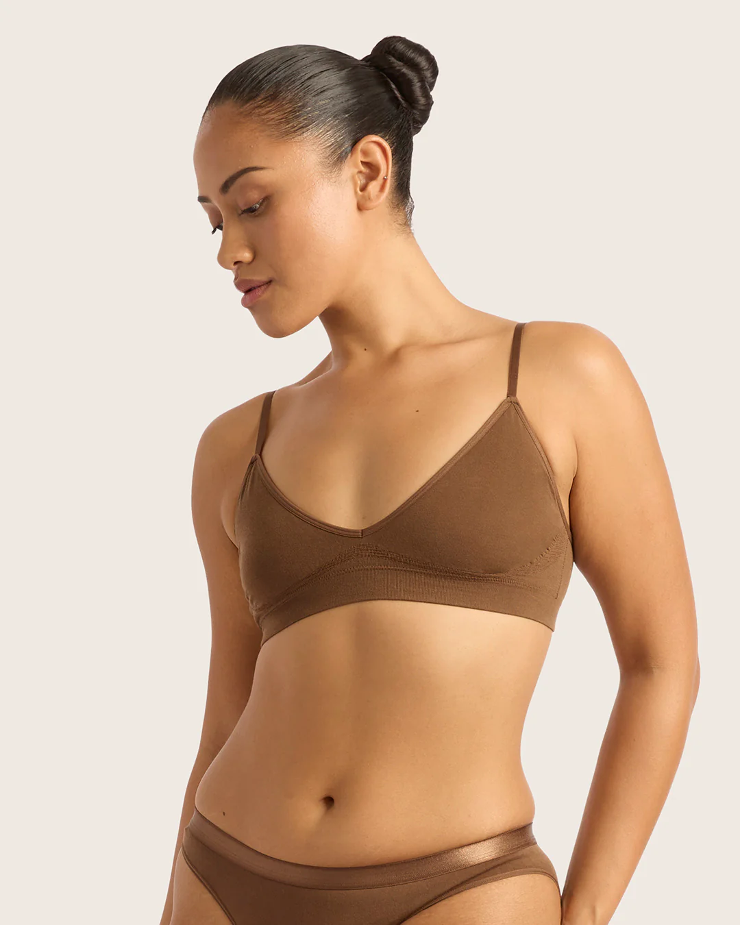 LYOLYTE Triangle Bralette - Clove - Image 8
