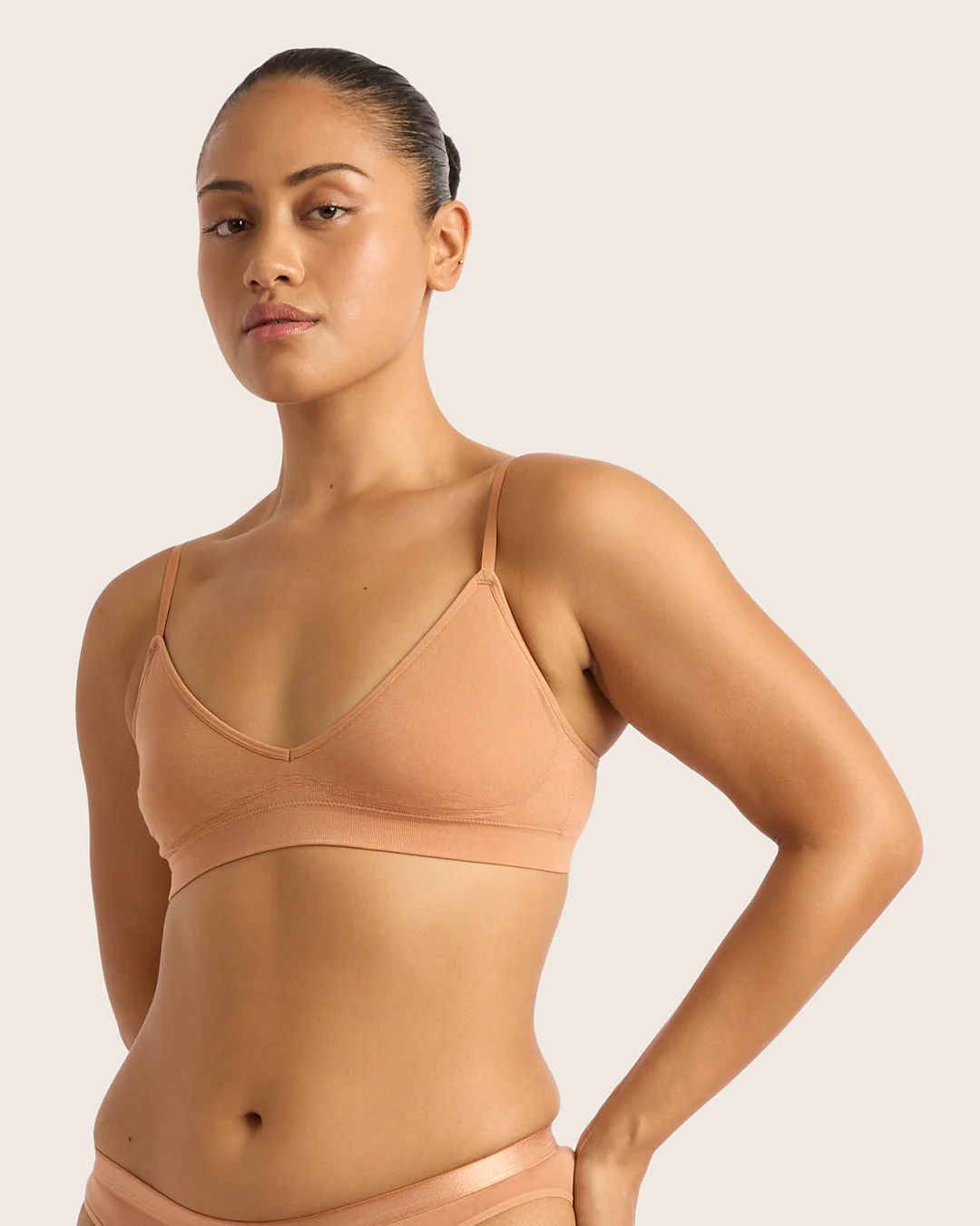 LYOLYTE Triangle Bralette - Dune - Image 8