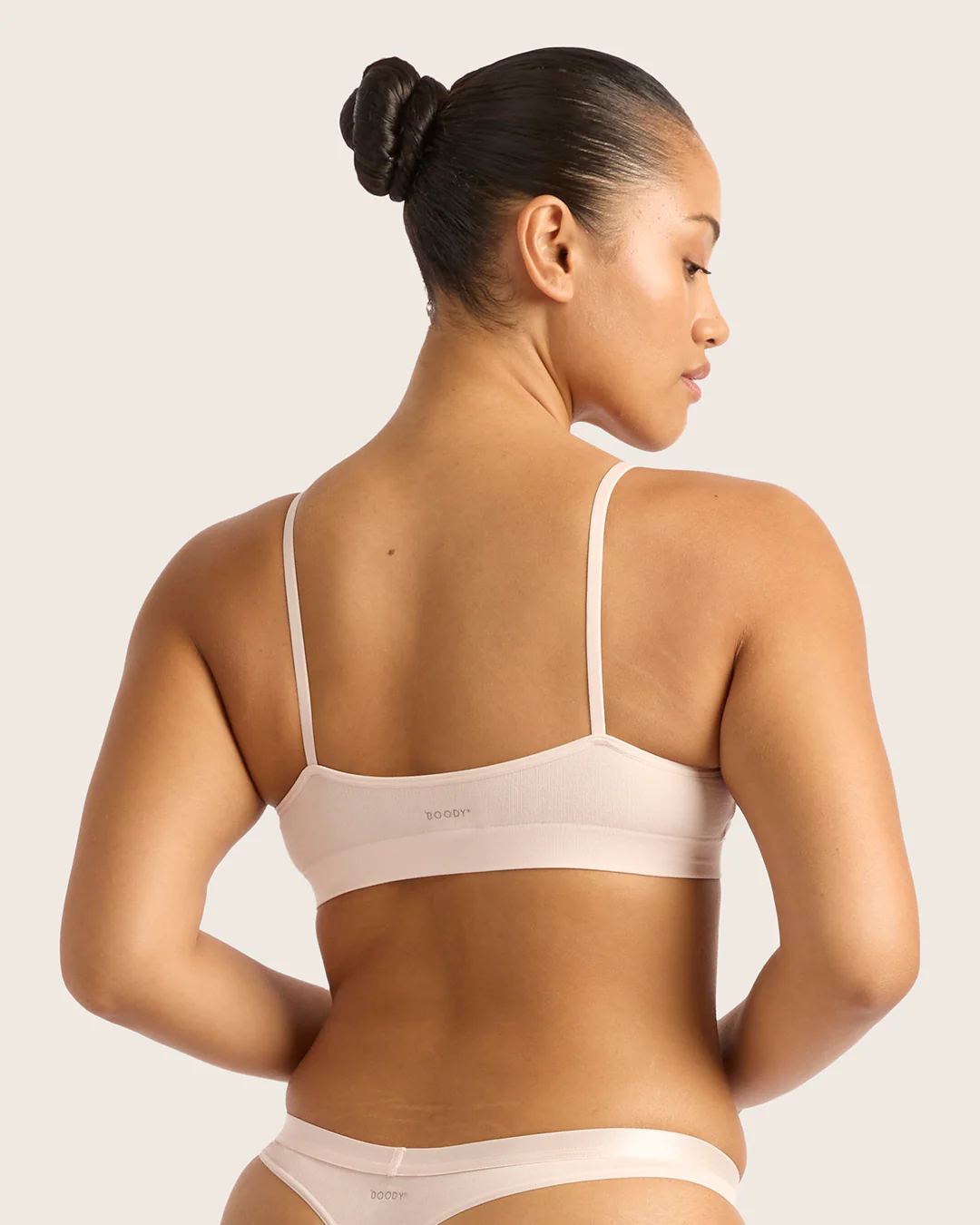 LYOLYTE Triangle Bralette - Powder Pink - Image 7