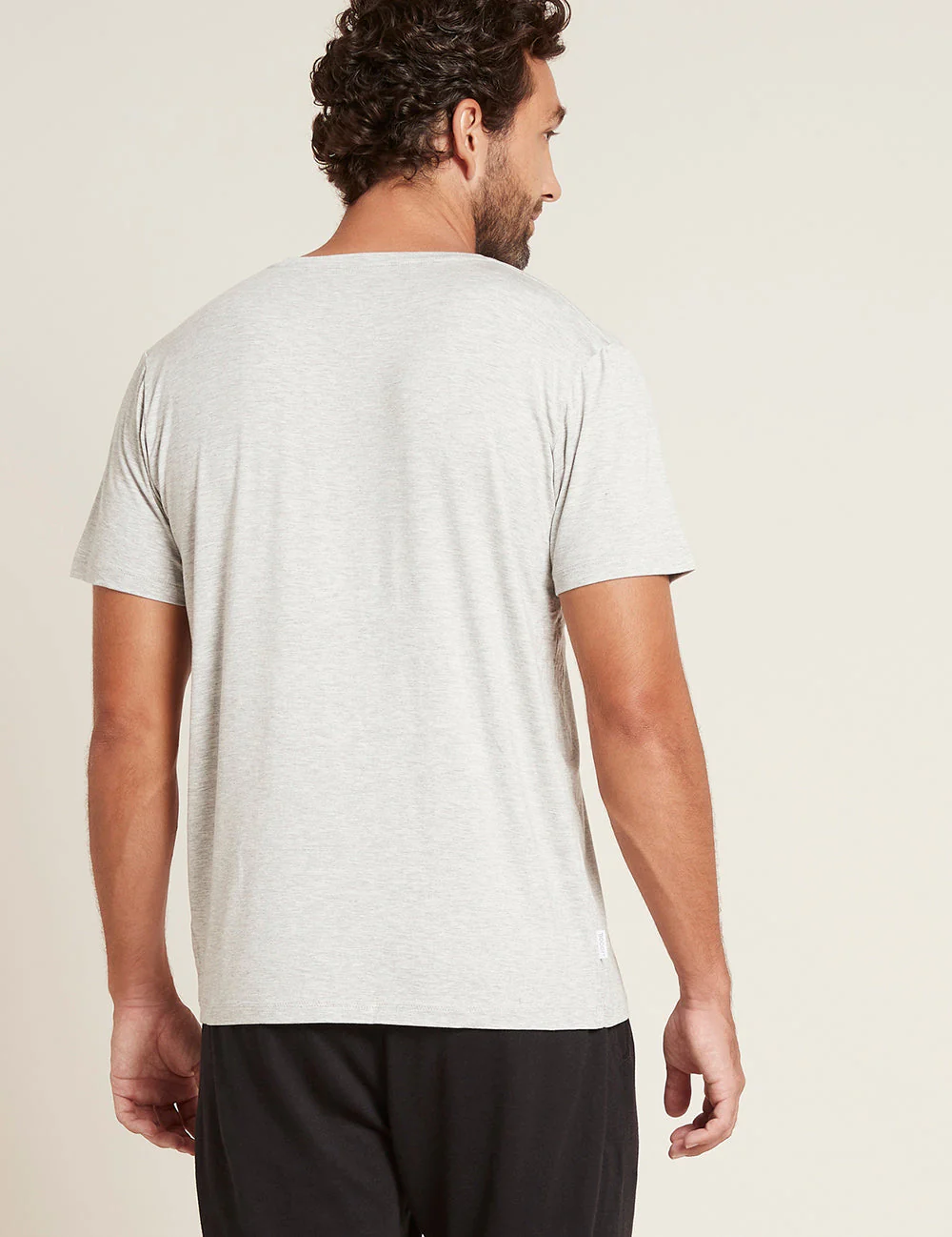 Men's Base Layer Crew Neck T-Shirt - Light Grey Marl - Image 11