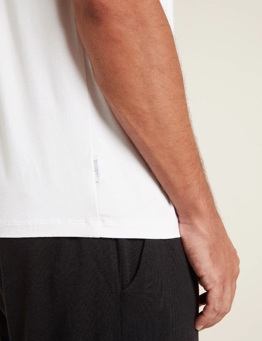 Men's Base Layer V-Neck T-Shirt - White - Image 13