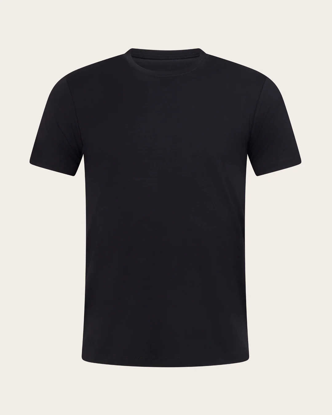 Men's Classic Crew Neck T-Shirt - Black - Image 9