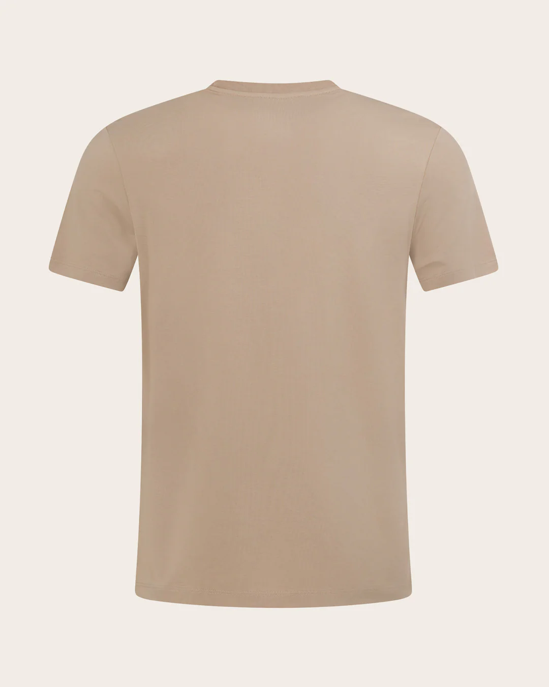 Men's Classic Crew Neck T-Shirt - Stone - Image 8