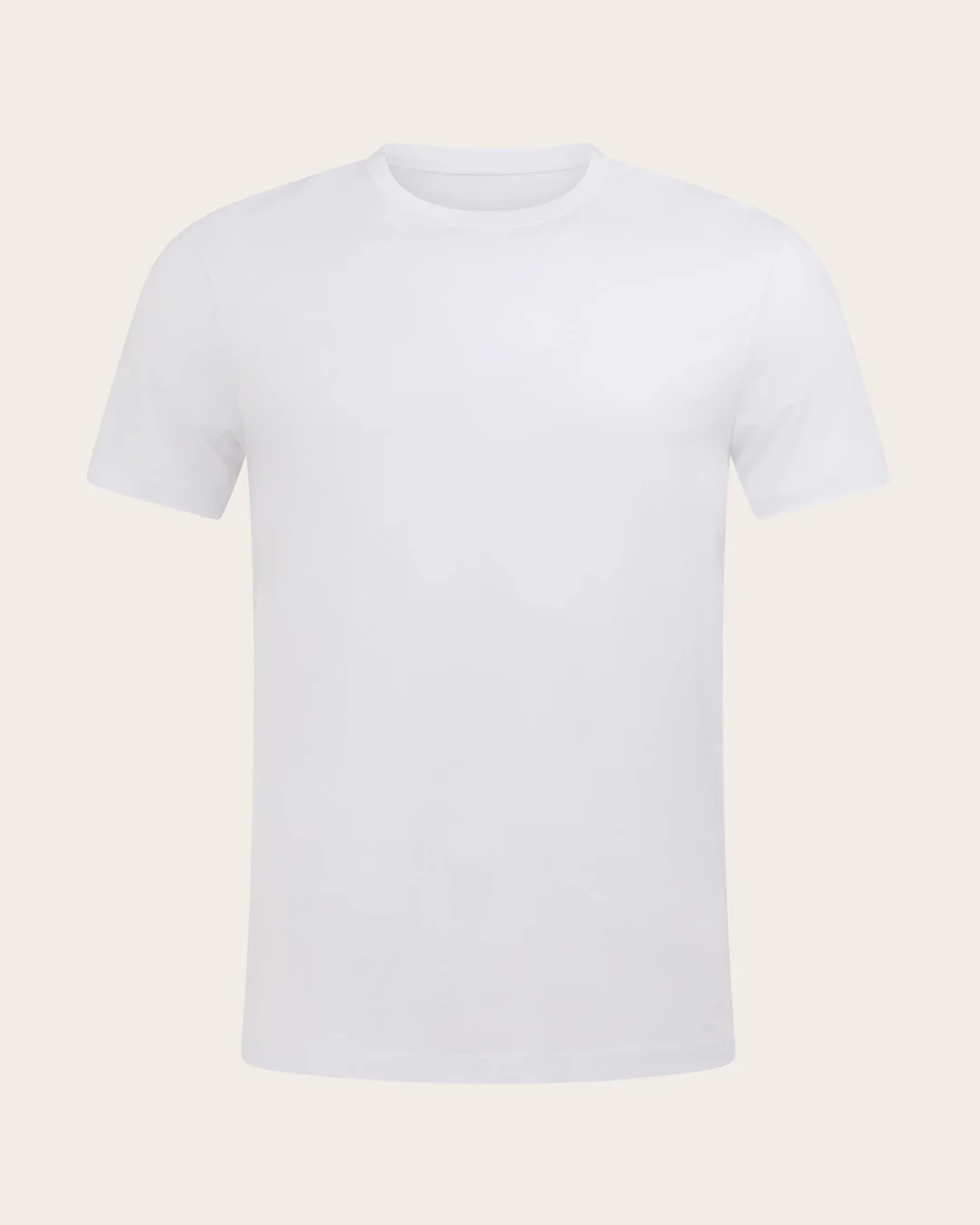 Men's Classic Crew Neck T-Shirt - White - Image 8