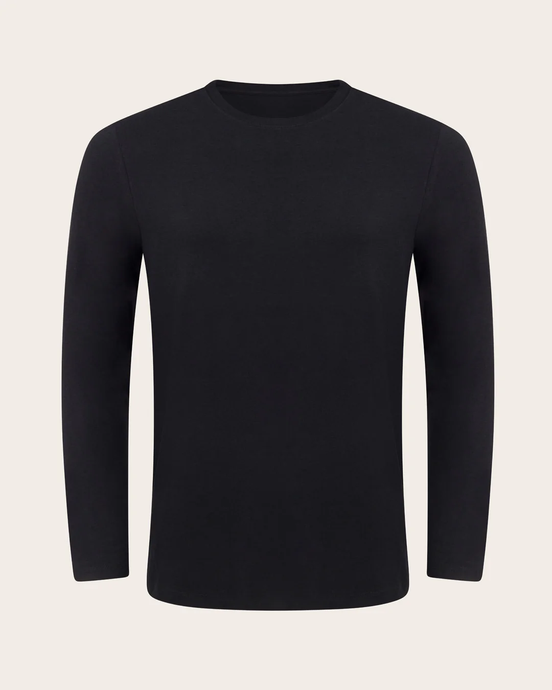 Men's Classic Long Sleeve T-Shirt - Black - Image 7