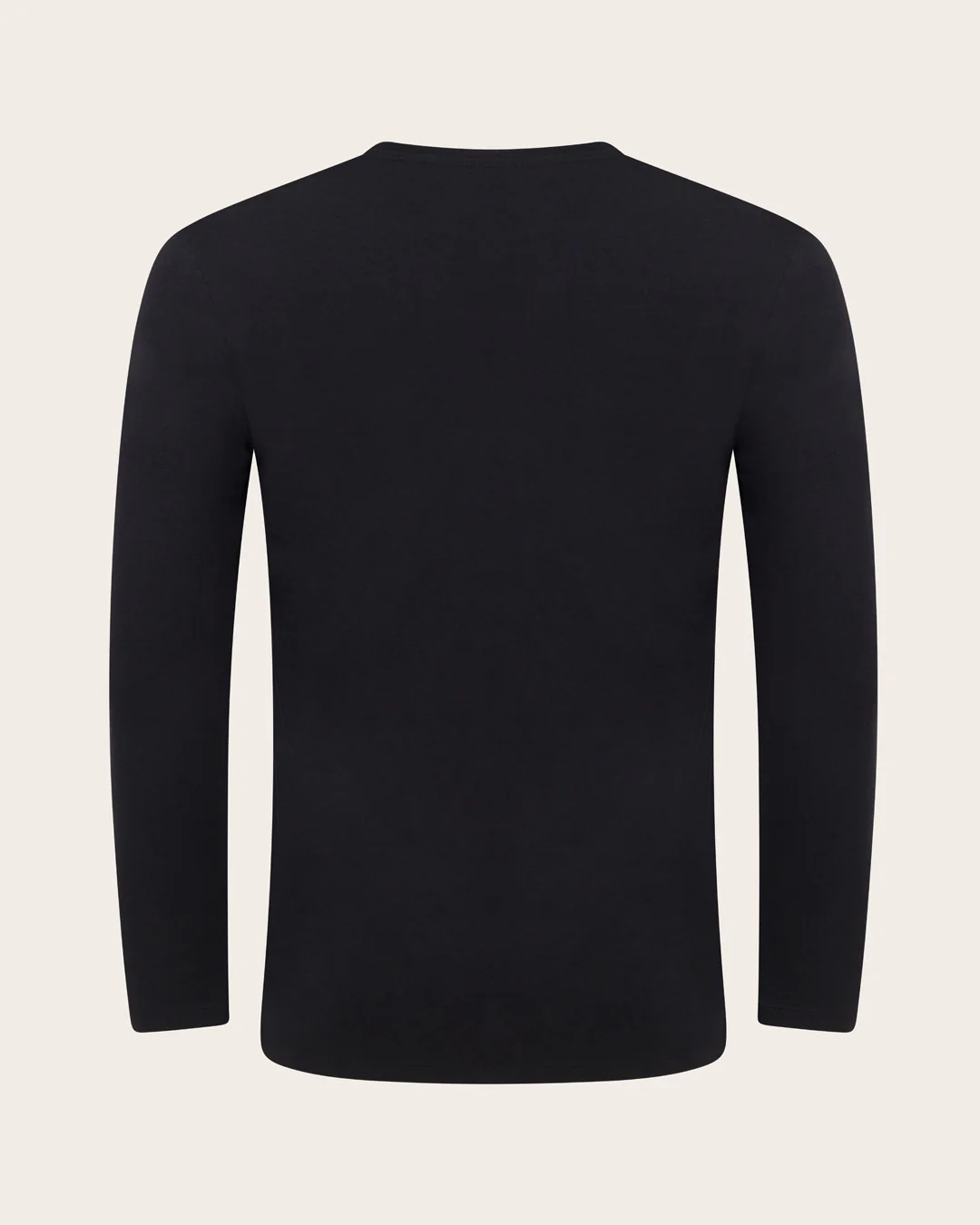 Men's Classic Long Sleeve T-Shirt - Black - Image 8