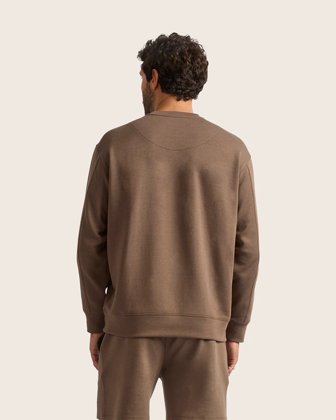 Men's Crew Neck Sweater - Oyster - Image 4