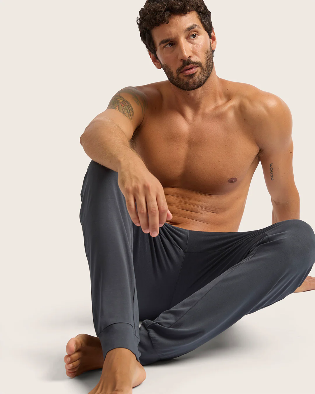 Men's Cuffed Sleep Pants - Storm - Image 6
