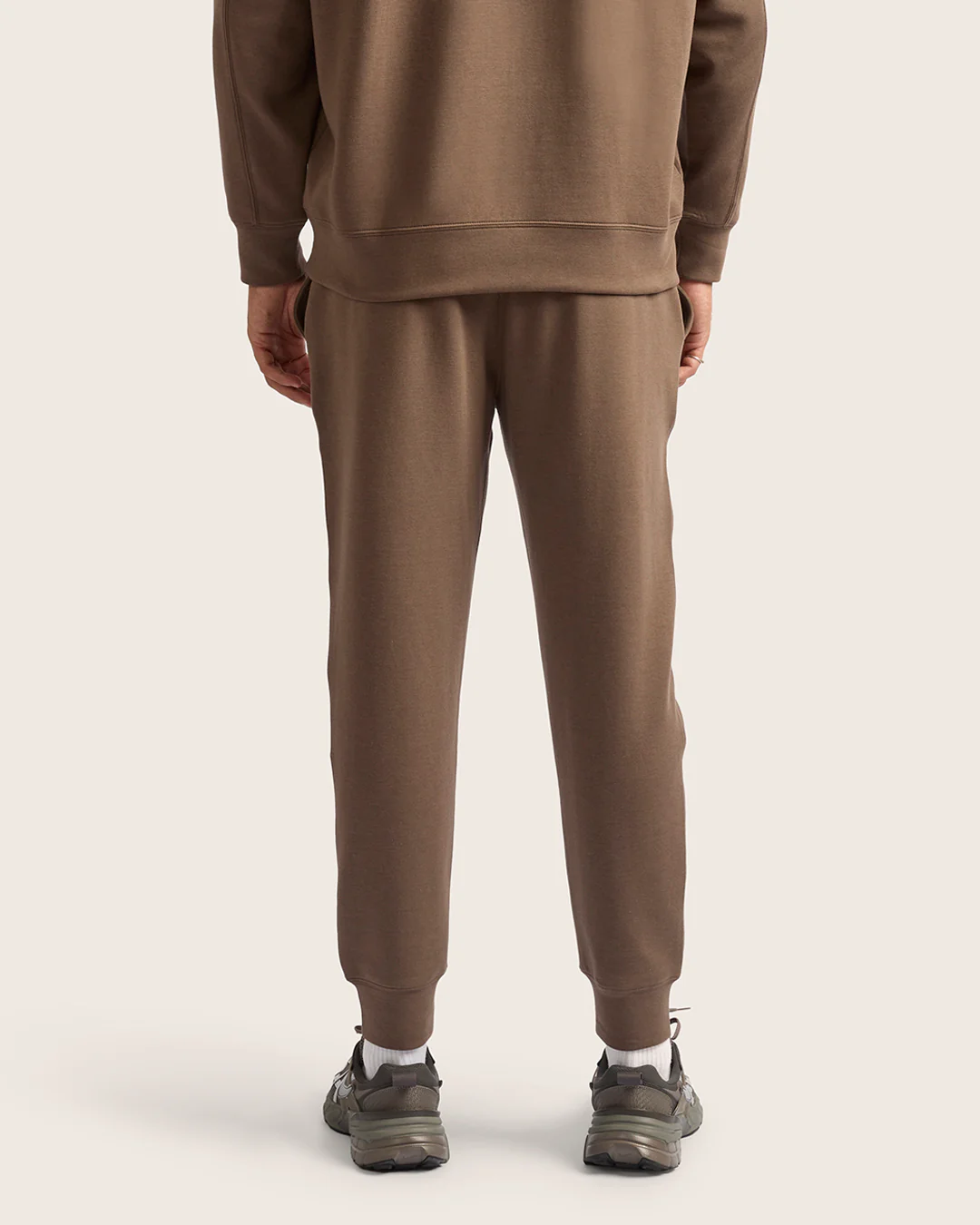 Men's Cuffed Sweat Pants - Oyster - Image 4