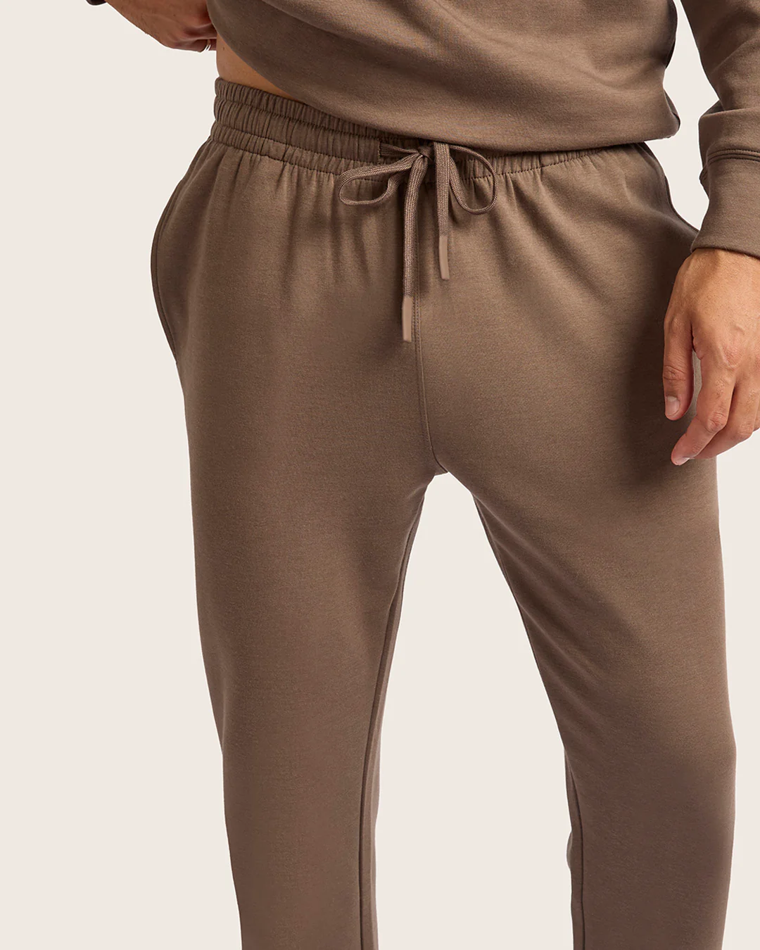 Men's Cuffed Sweat Pants - Oyster - Image 5
