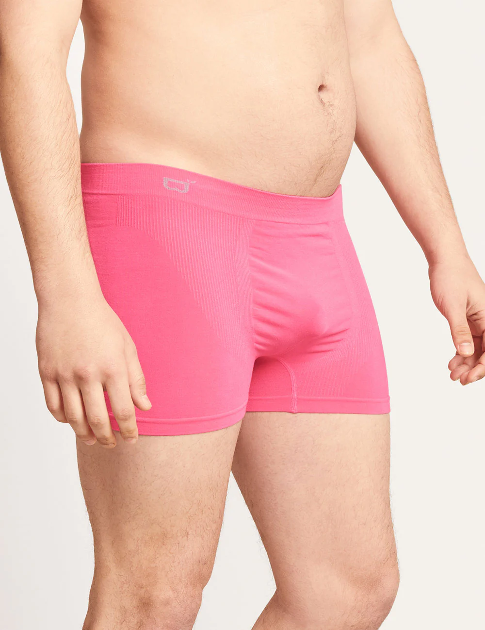 Men's Seamfree Boxer Briefs - BCAM Pink - Image 3