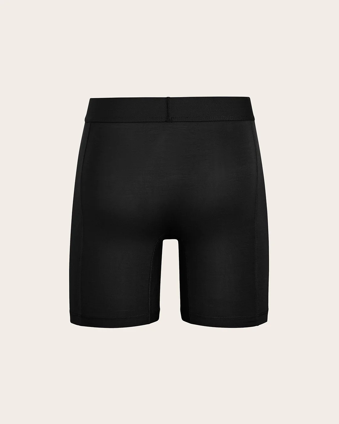 Men's Seamfree Mid-Length Boxer Briefs - Black - Image 7