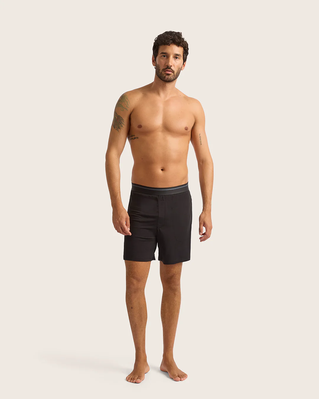 Men's Sleep Short - Black - Image 6