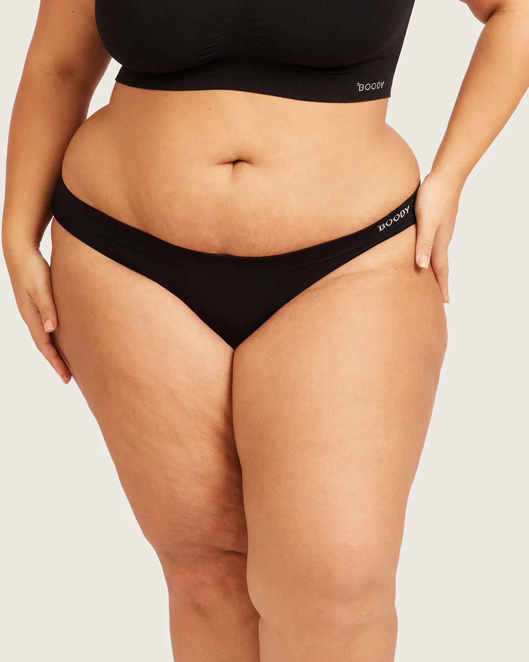 Period & Leak Proof - Classic Bikini - Light - Moderate - Black - Image 15