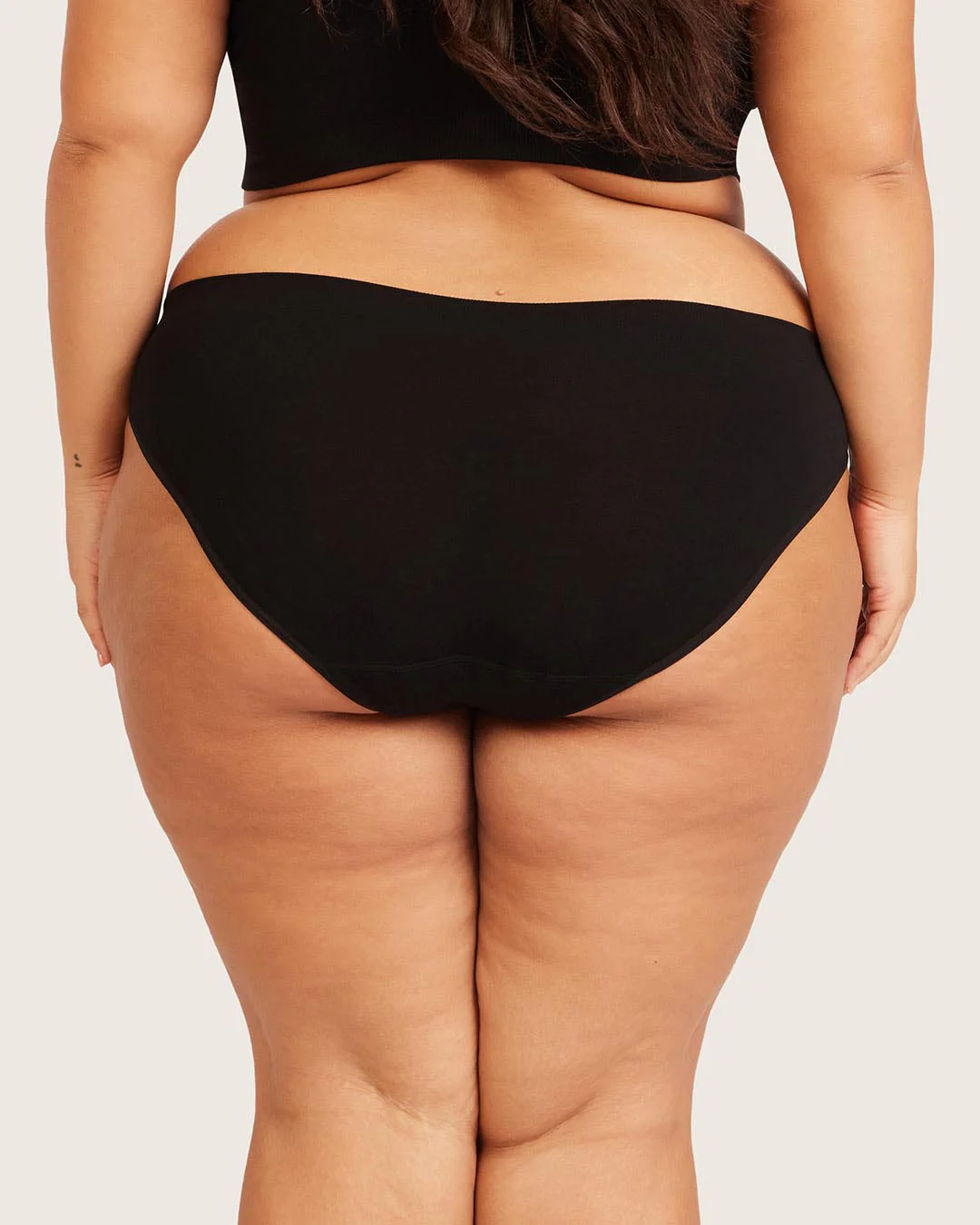 Period & Leak Proof - Classic Bikini - Light - Moderate - Black - Image 17