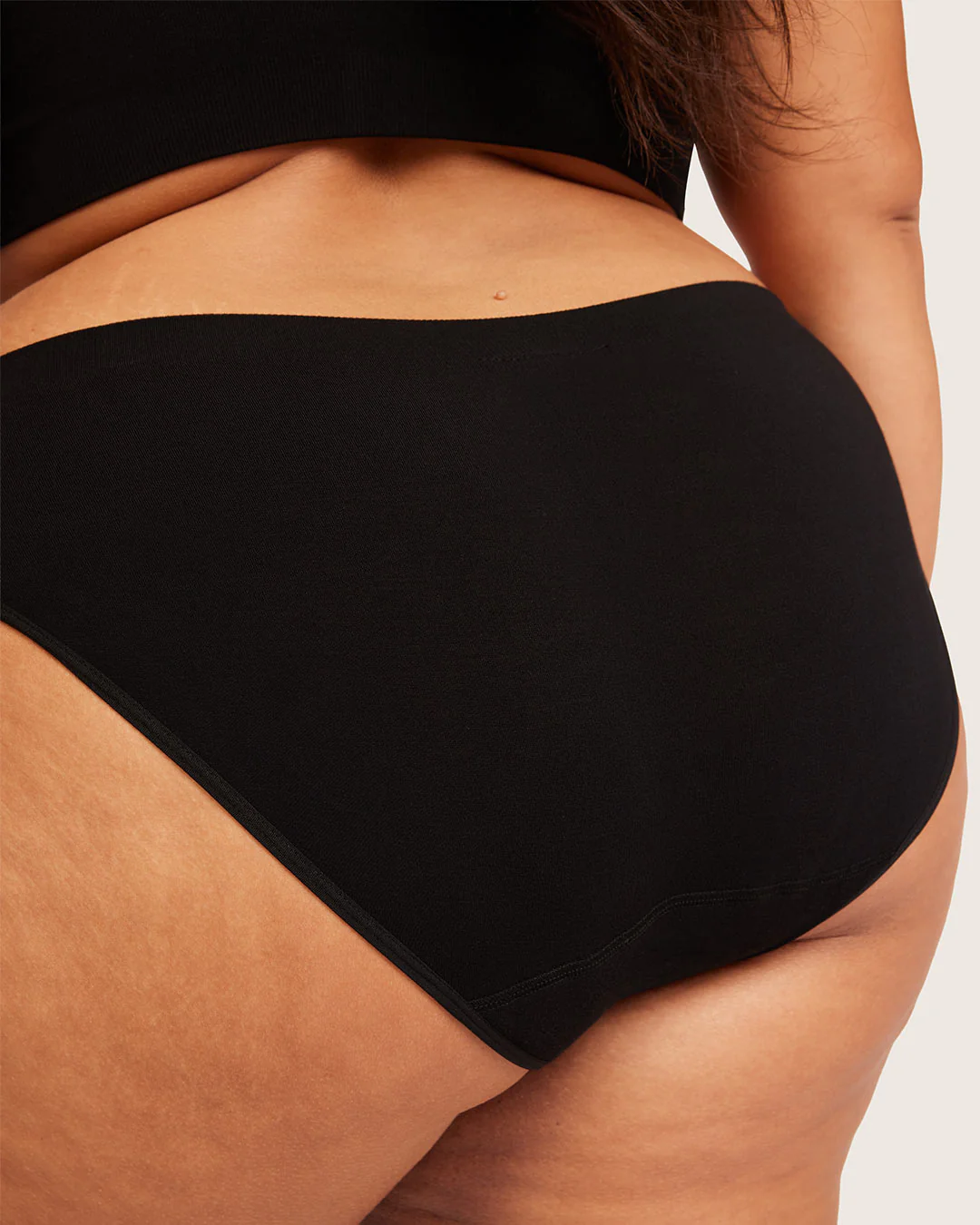 Period & Leak Proof - Classic Bikini - Light - Moderate - Black - Image 18