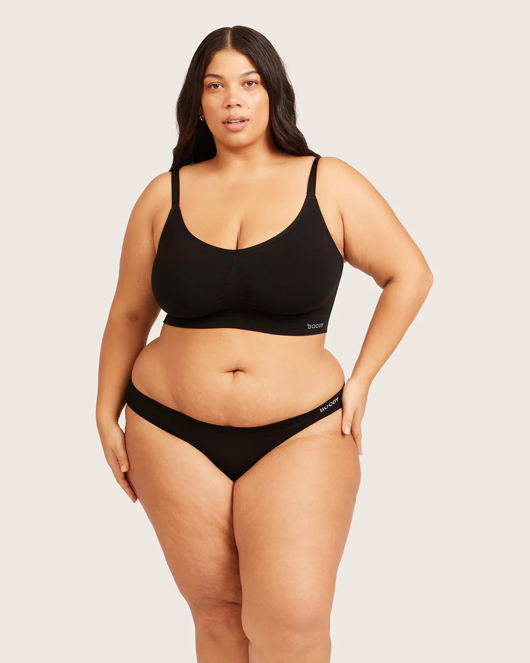 Period & Leak Proof - Classic Bikini - Light - Moderate - Black - Image 20