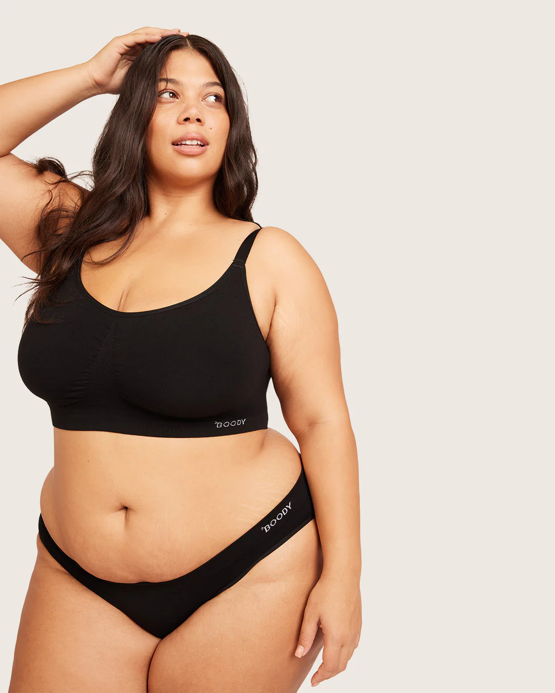 Period & Leak Proof - Classic Bikini - Light - Moderate - Black - Image 21