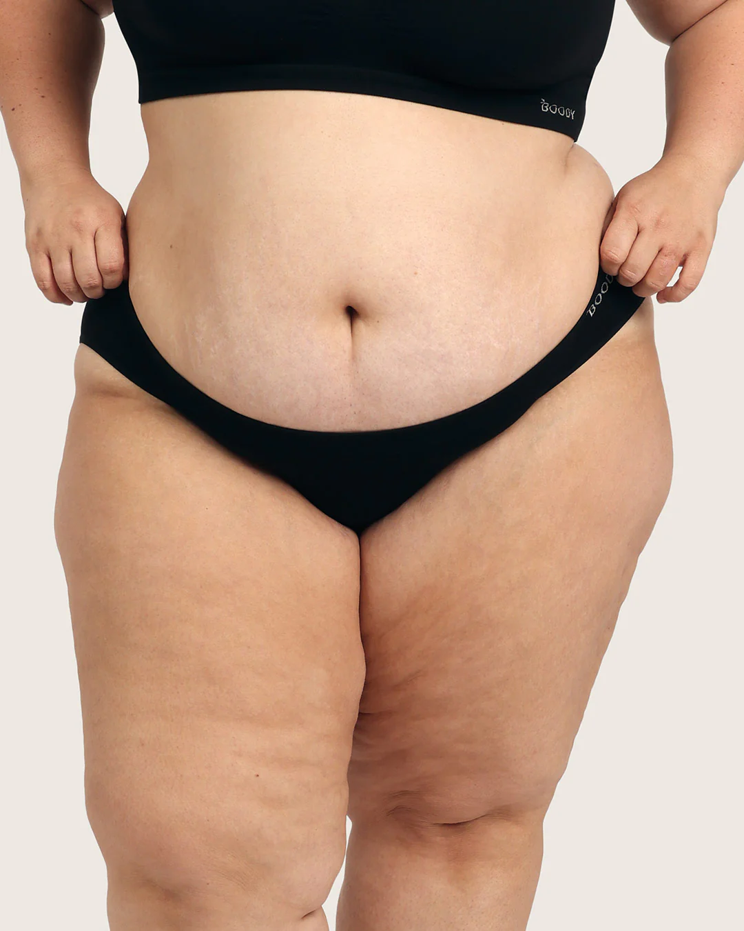 Period & Leak Proof - Classic Bikini - Light - Moderate - Black - Image 22