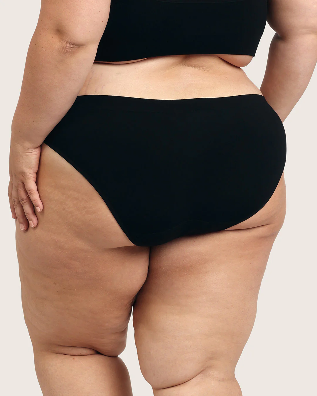 Period & Leak Proof - Classic Bikini - Light - Moderate - Black - Image 24