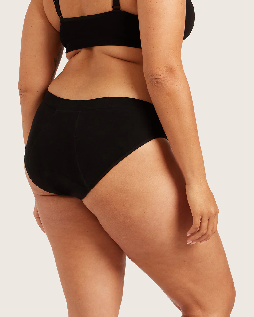 Period & Leak Proof - Classic Bikini - Moderate - Heavy - Black - Image 6