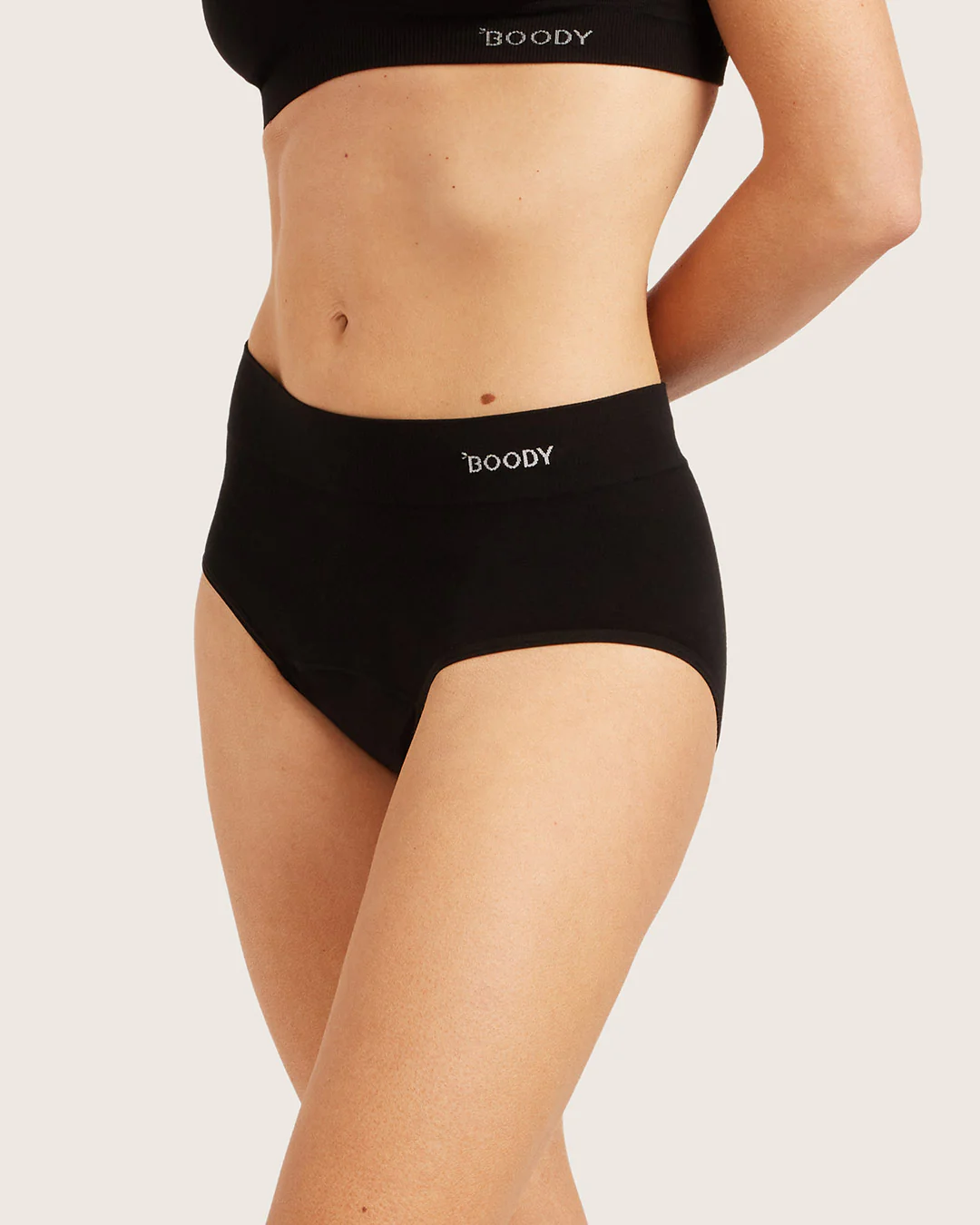 Period & Leak Proof - Full Briefs - Moderate - Heavy - Black - Image 3