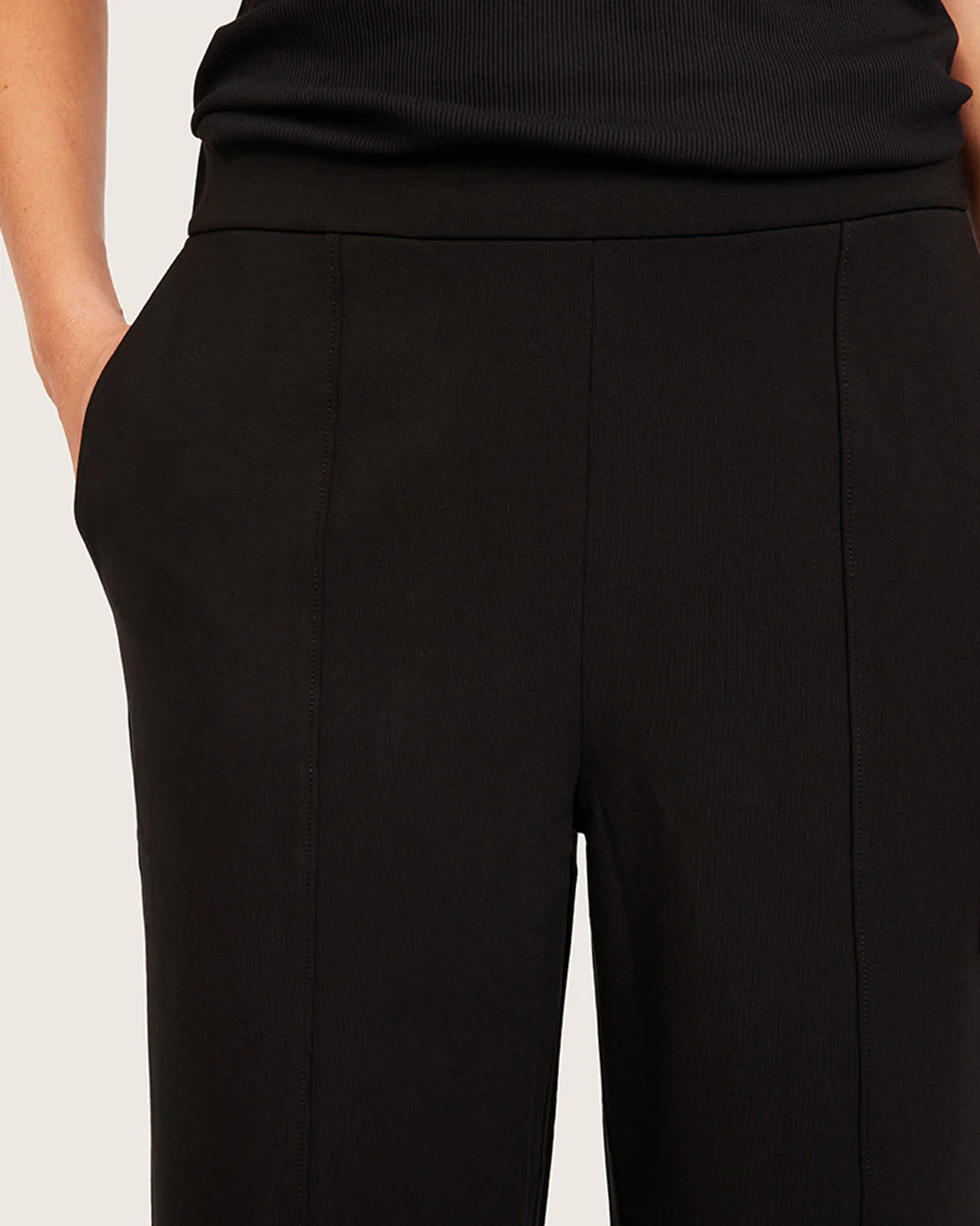 Relaxed Leg Pants - Regular - Black - Image 4