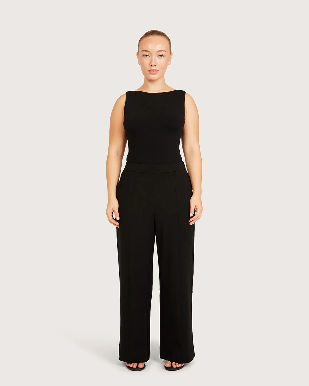 Relaxed Leg Pants - Short - Black - Image 13