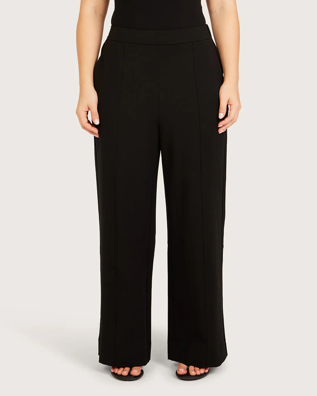Relaxed Leg Pants - Short - Black - Image 8