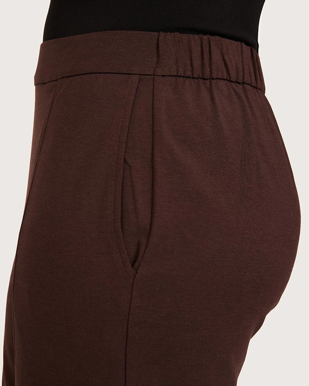 Relaxed Leg Pants - Short - Carob - Image 10