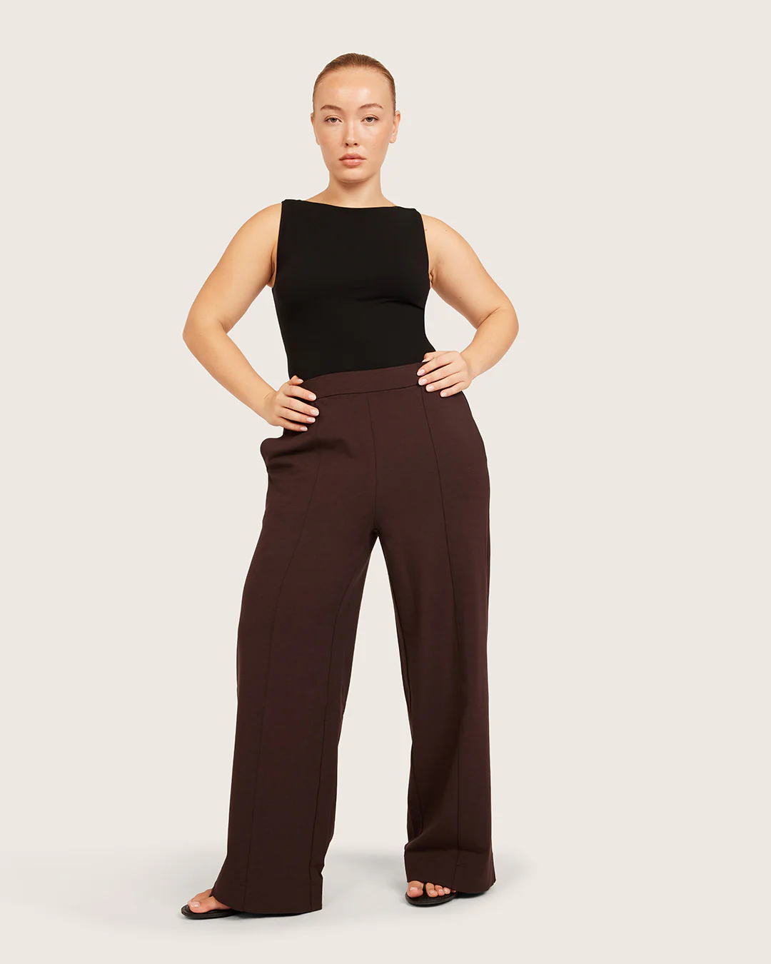 Relaxed Leg Pants - Short - Carob - Image 11