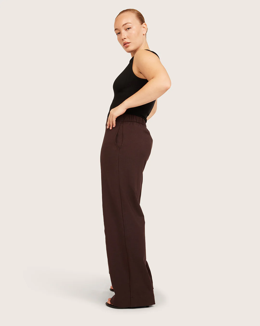 Relaxed Leg Pants - Short - Carob - Image 12
