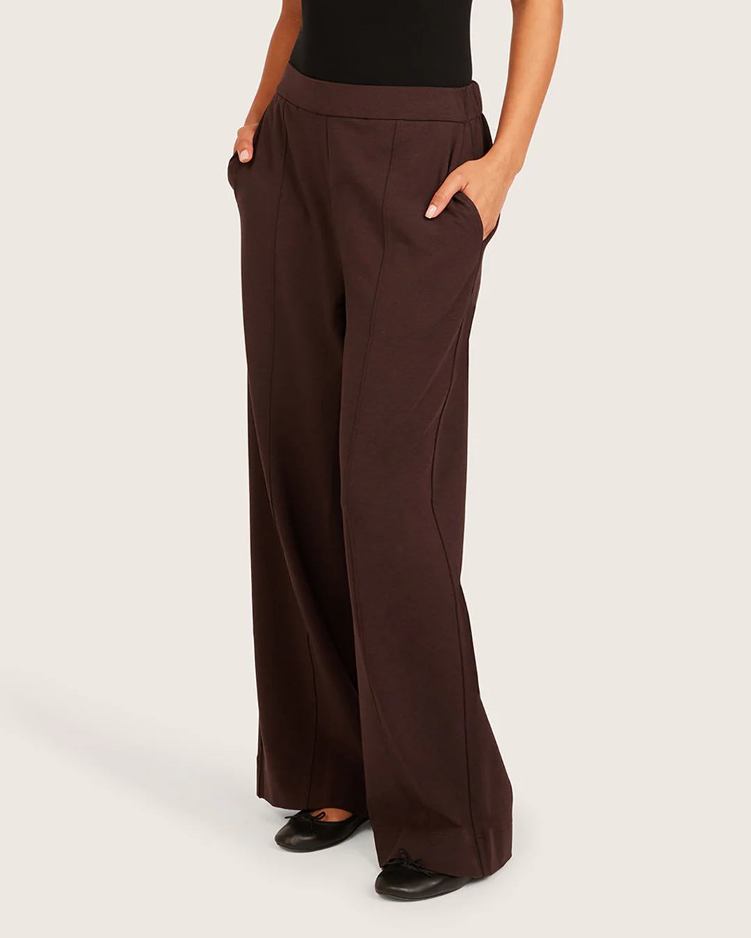 Relaxed Leg Pants - Short - Carob - Image 3