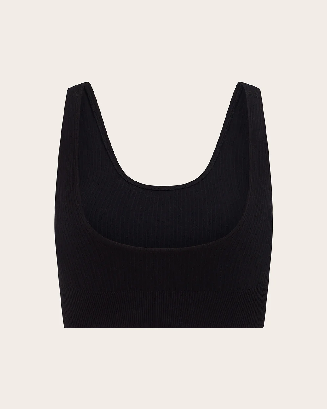 Ribbed Seamfree Crop - Black - Image 23