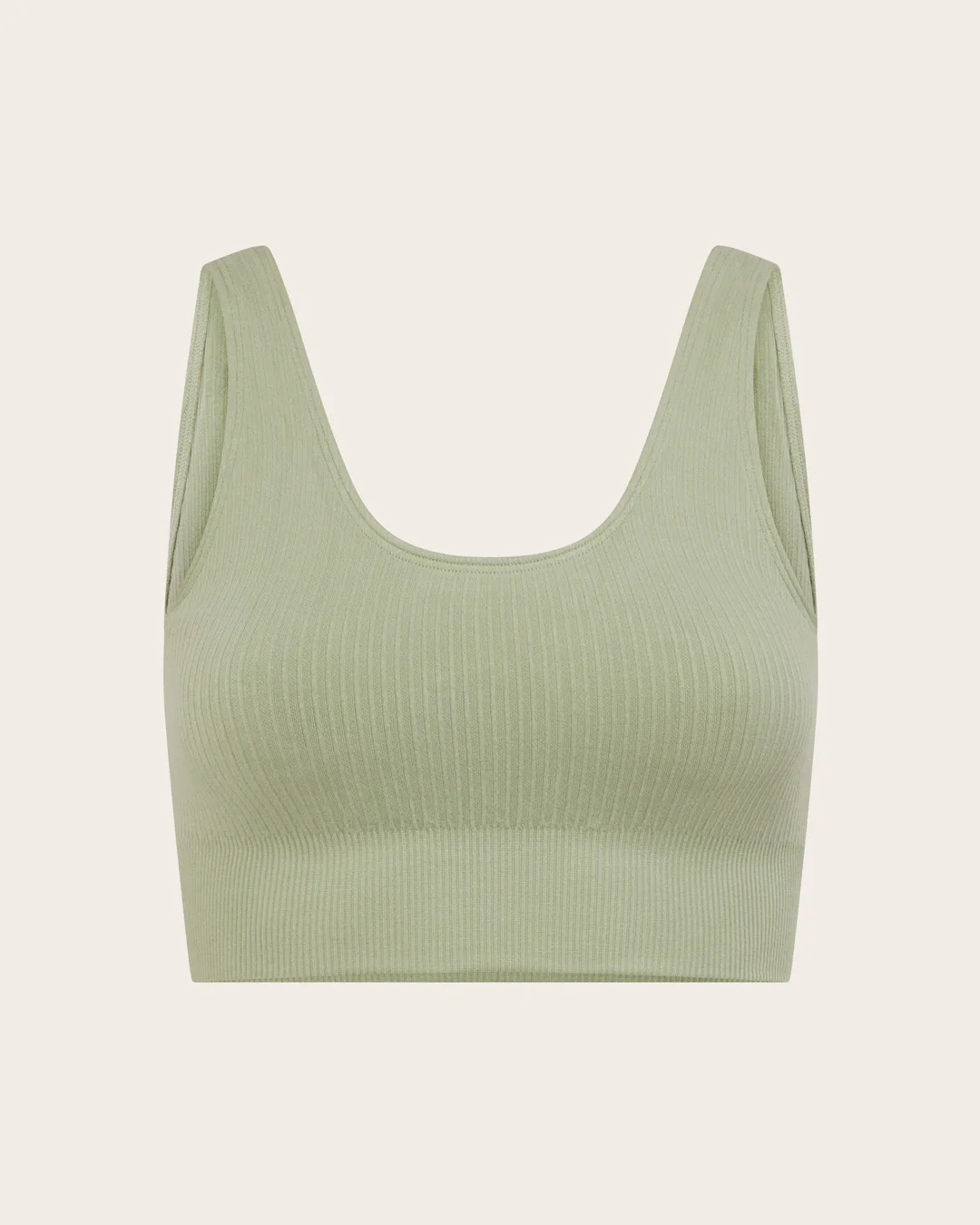 Ribbed Seamfree Crop-Sage - Image 15