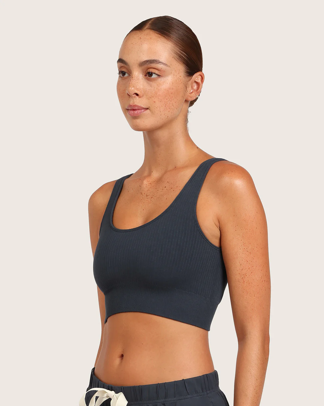 Ribbed Seamfree Crop-Storm - Image 3